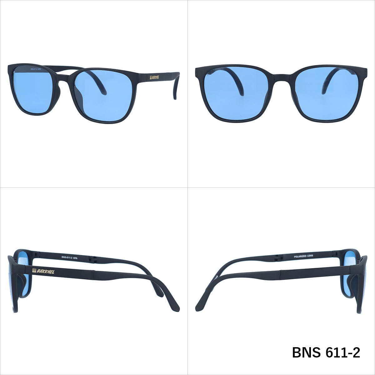 【BAKKNEL】 偏光 折り畳み サングラス BNS611