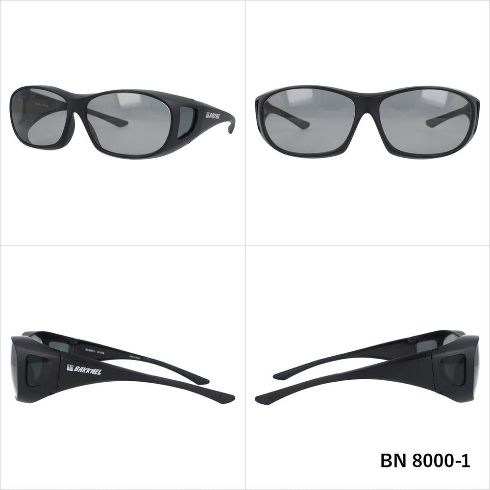 【BAKKNEL】 偏光 調光 オーバーサングラス BN8000