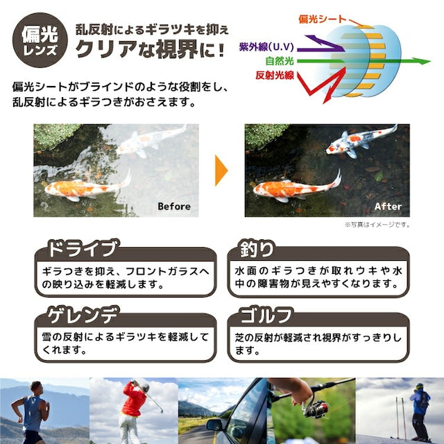 【BAKKNEL】 偏光 調光 オーバーサングラス BN8000