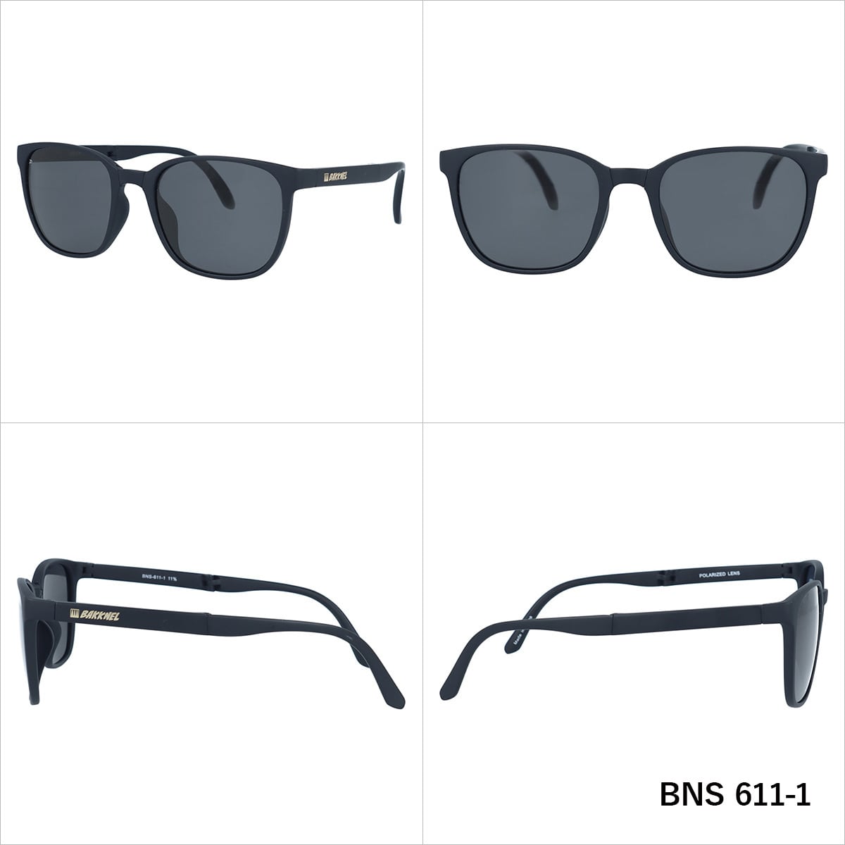 【BAKKNEL】 偏光 折り畳み サングラス BNS611