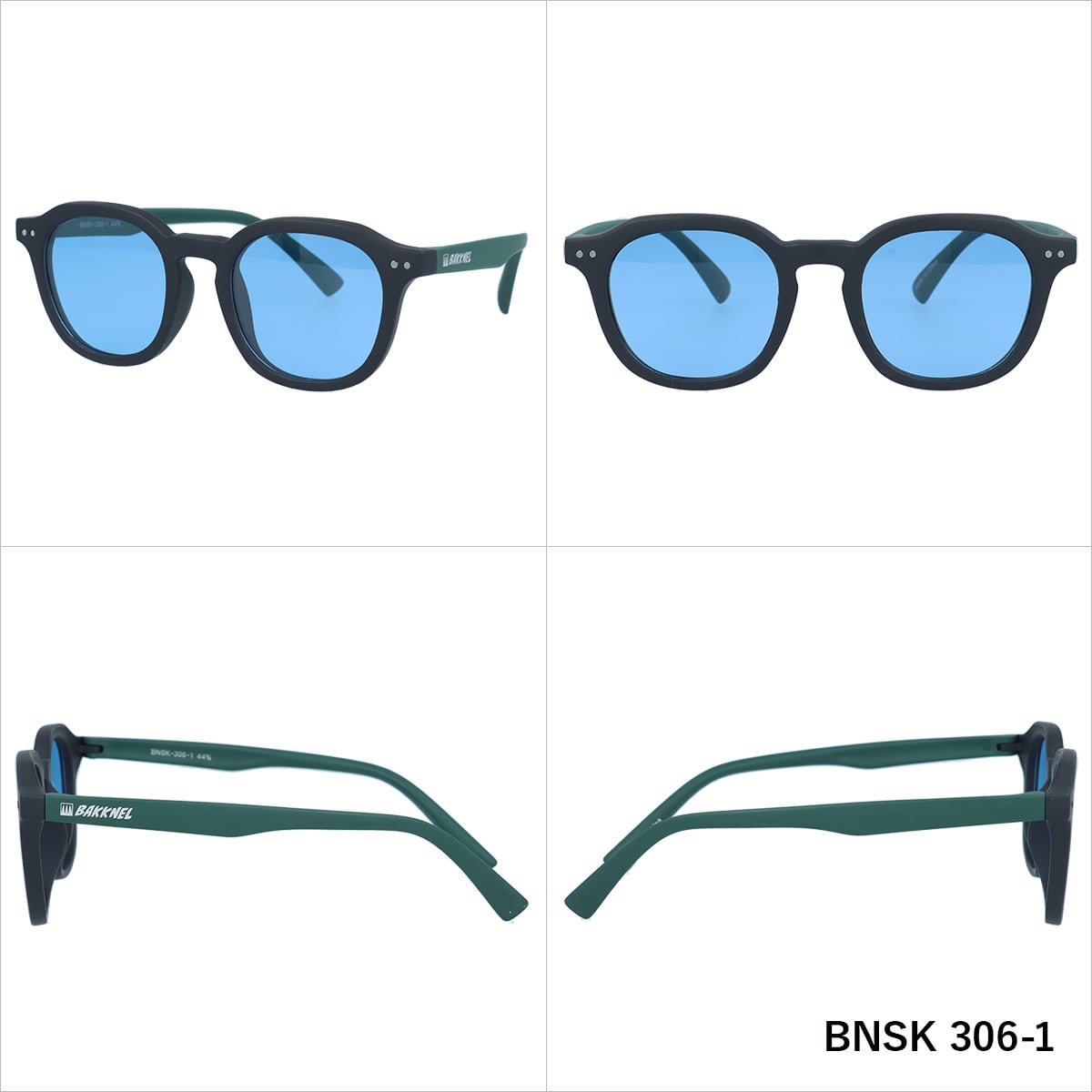 【BAKKNEL】 偏光 フレキシブル キッズサングラス BNSK306