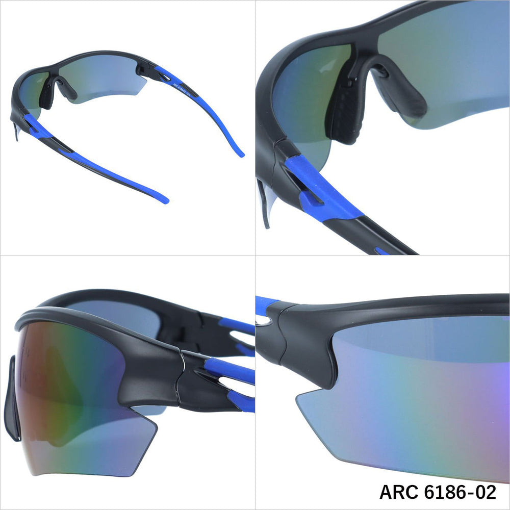 【ARC STYLE】 スポーツサングラス ARC6186