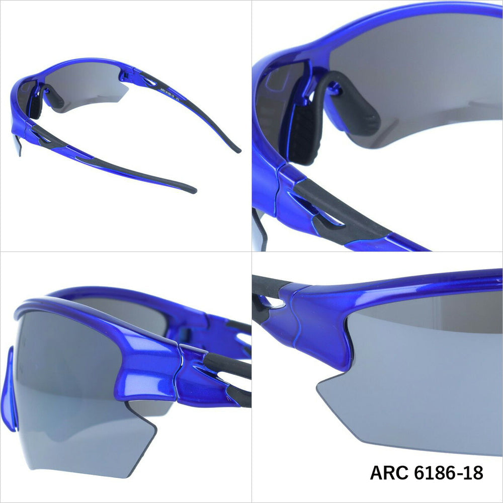 【ARC STYLE】 スポーツサングラス ARC6186