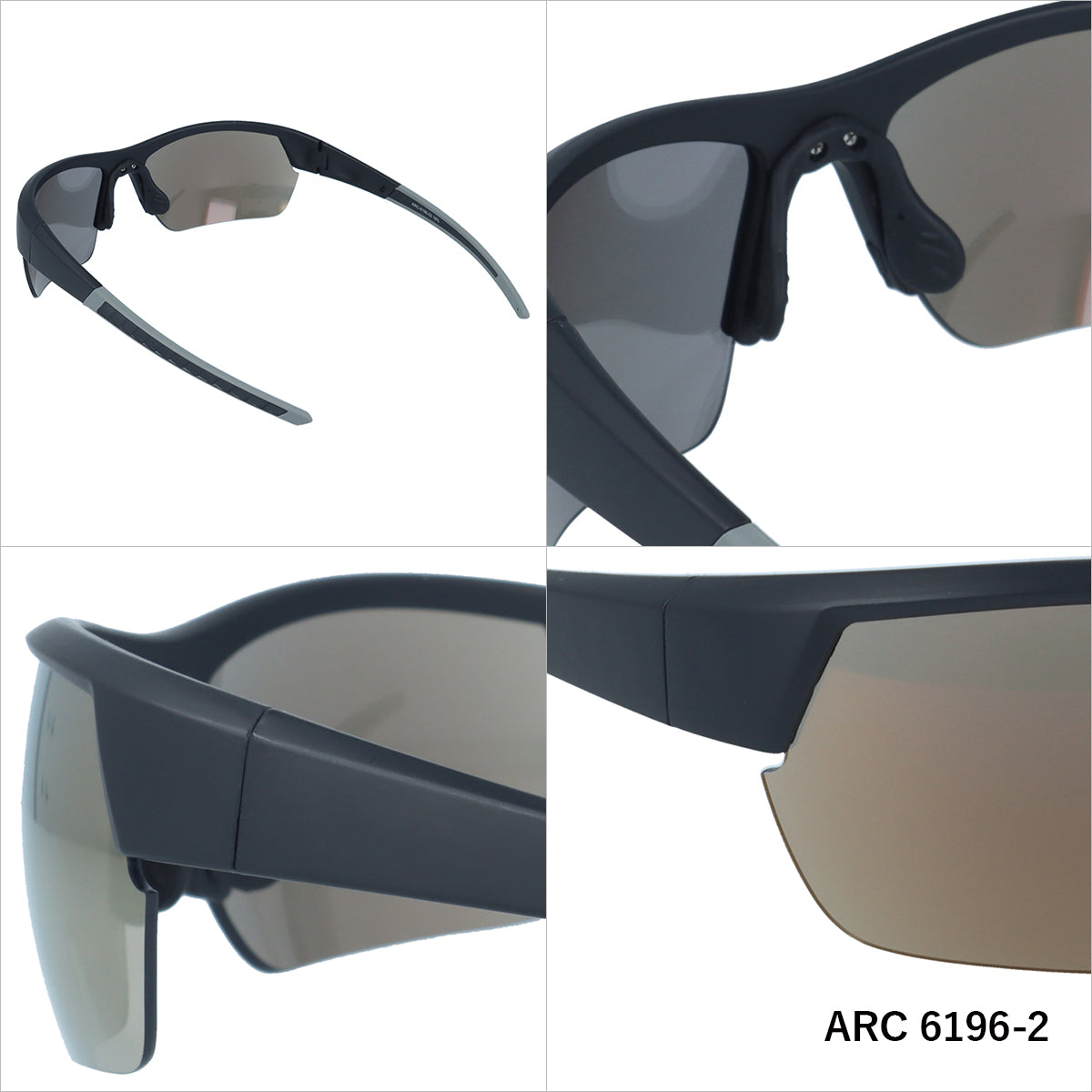 【ARC STYLE】 スポーツサングラス ARC6196