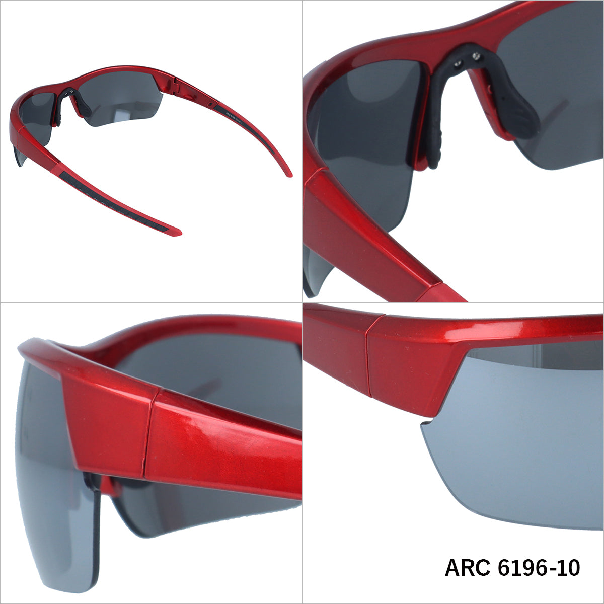 【ARC STYLE】 スポーツサングラス ARC6196