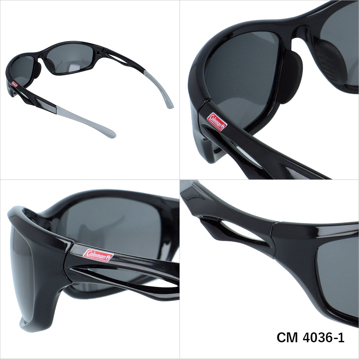 【Coleman】 偏光 アウトドア サングラス CM4036