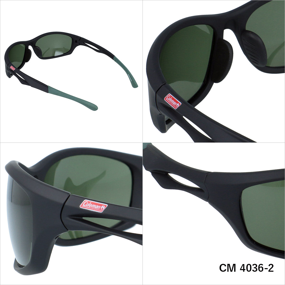 【Coleman】 偏光 アウトドア サングラス CM4036