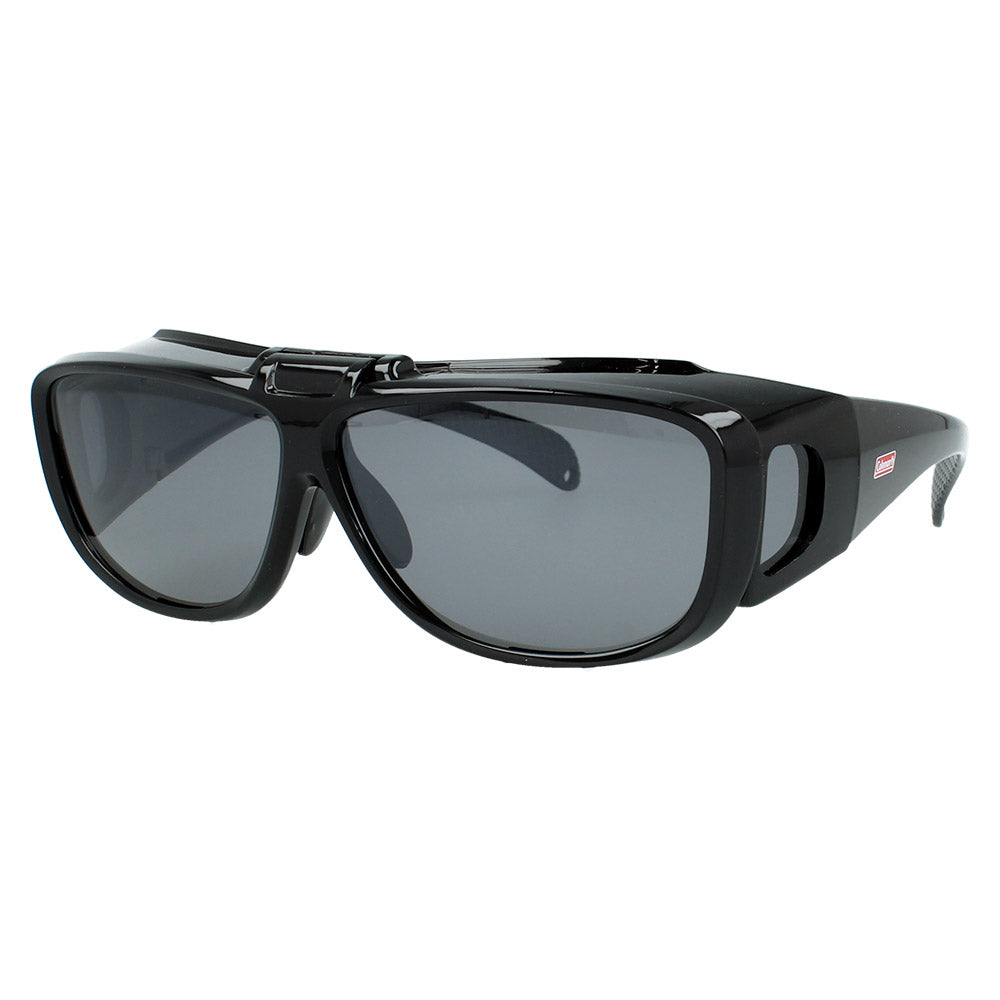 【Coleman】 偏光 オーバーサングラス 跳ね上げ式 COV03