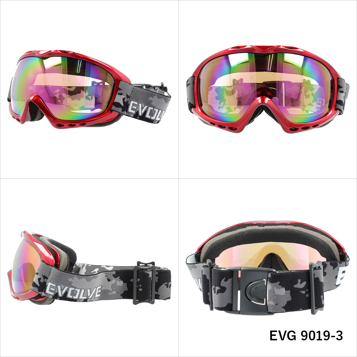【EVOLVE】 スノーゴーグル WOLF EVG9019