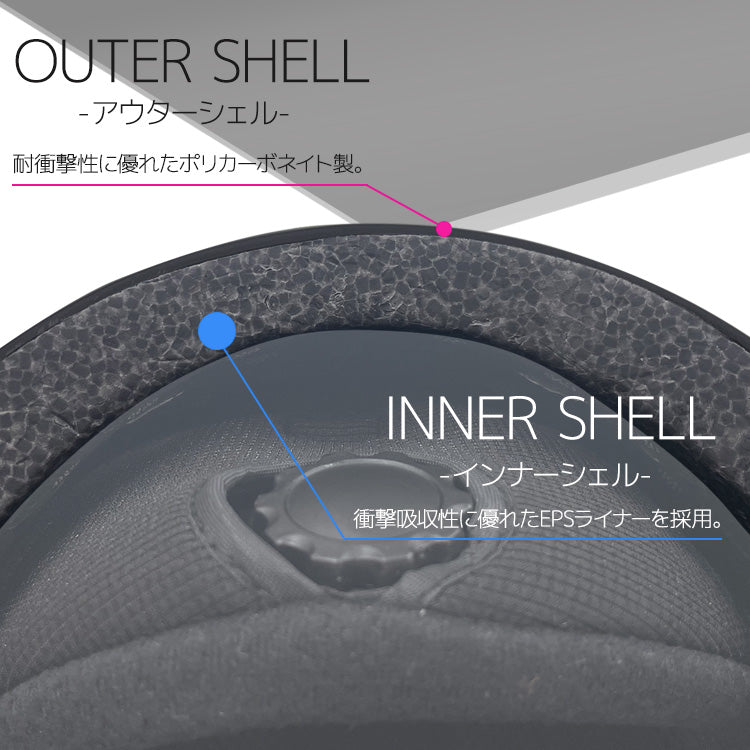 【EVOLVE】 バイザーヘルメット EVH003V