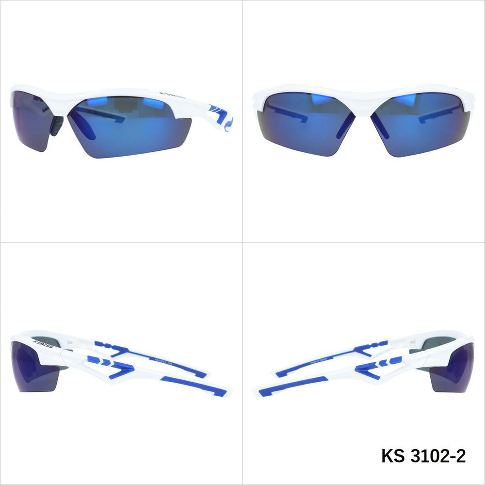 【K・SWISS】 偏光 スポーツサングラス KS3102