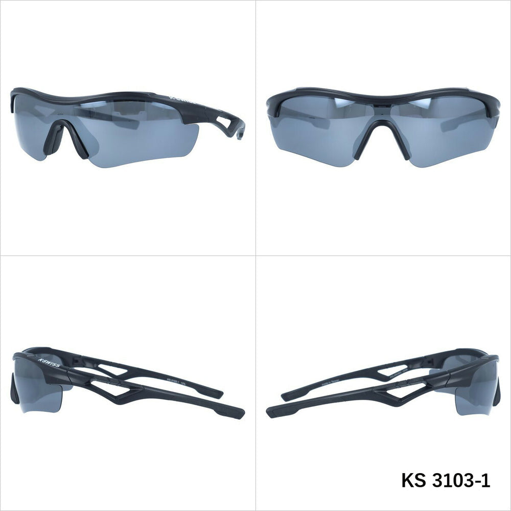 【K・SWISS】 偏光 スポーツサングラス KS3103