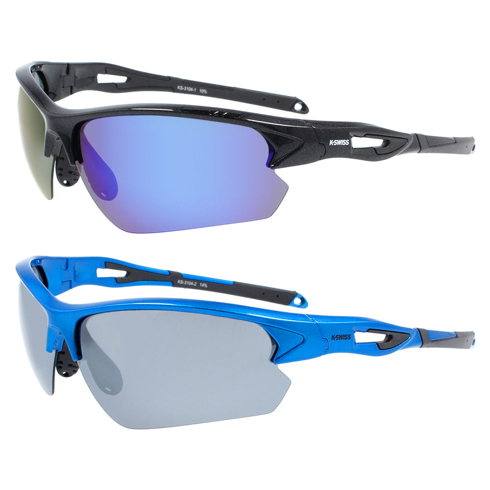 【K・SWISS】 偏光 スポーツサングラス KS3104