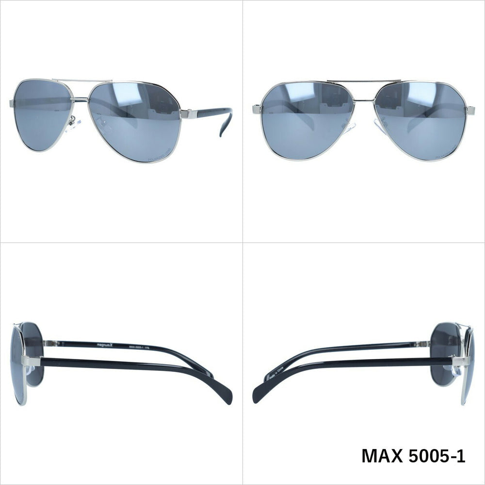 【magnumX】 偏光 メタルフレームサングラス MAX5005