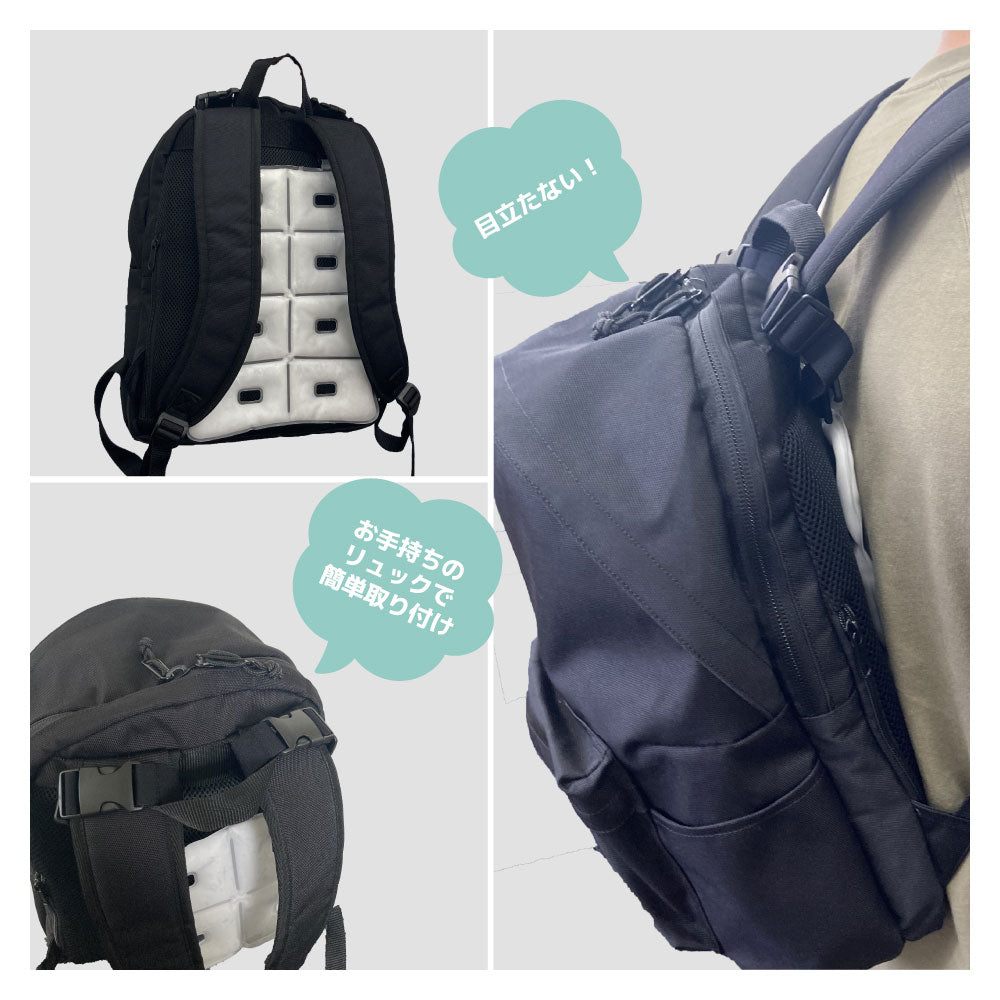 【allCool】 リュックサッククーラー 28℃ 冷感 AC-RSC001-WH