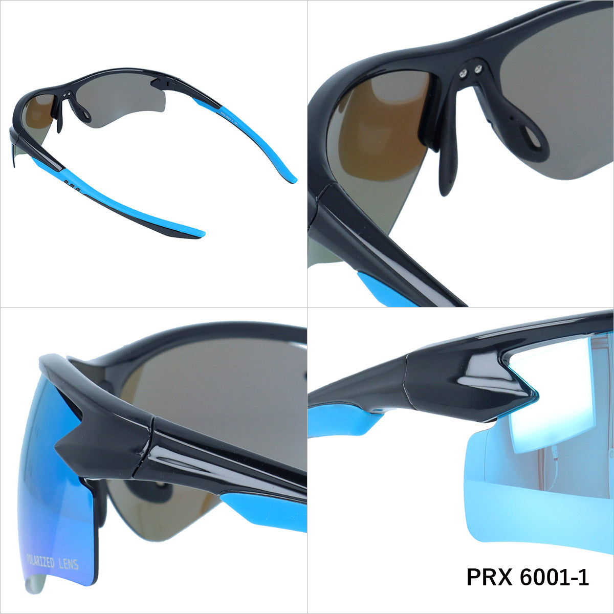 【POLAREX】 偏光 スポーツサングラス PRX6001