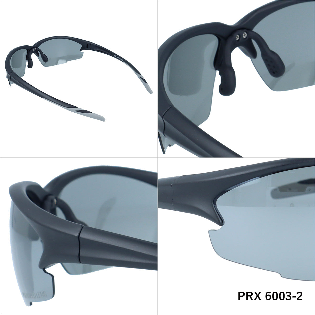 【POLAREX】 偏光 スポーツサングラス PRX6003