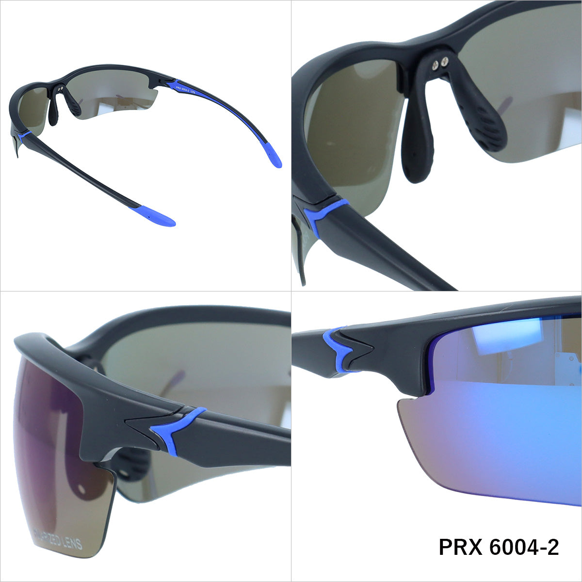 【POLAREX】 偏光 スポーツサングラス PRX6004