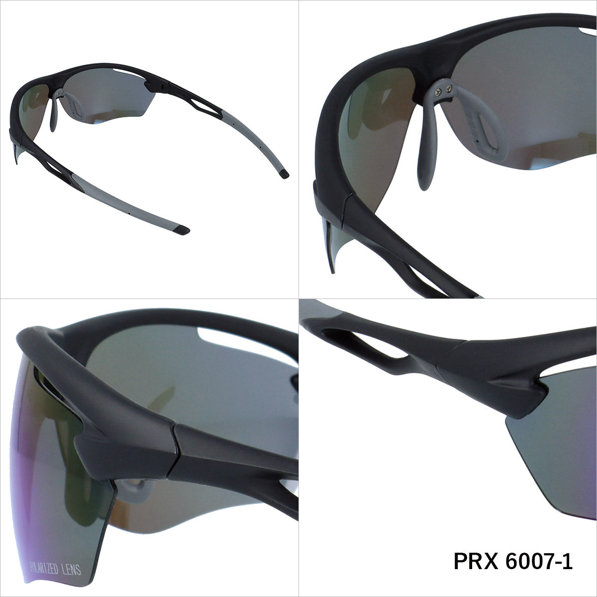 【POLAREX】 偏光 スポーツサングラス PRX6007
