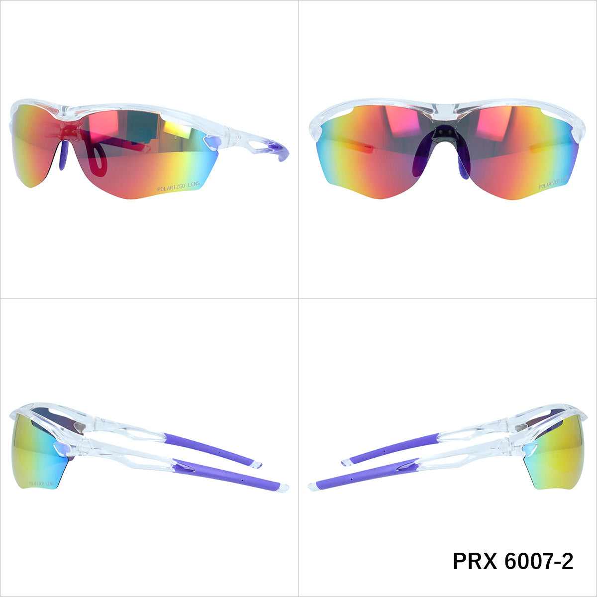 【POLAREX】 偏光 スポーツサングラス PRX6007