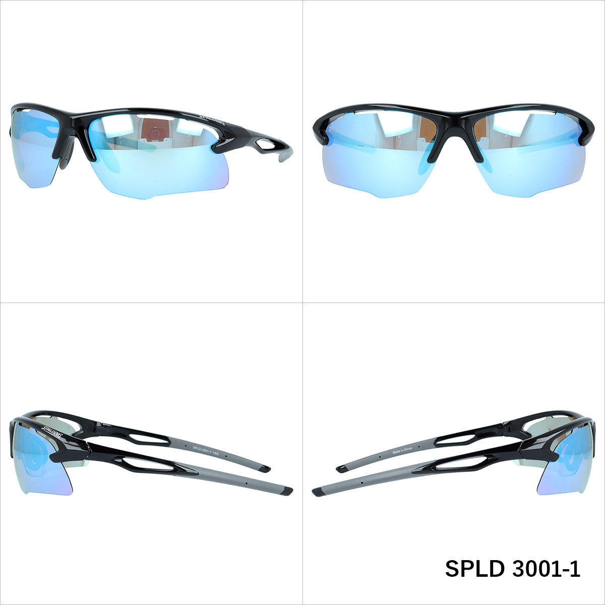 【SPALDING】 偏光 スポーツ サングラス SPLD3001