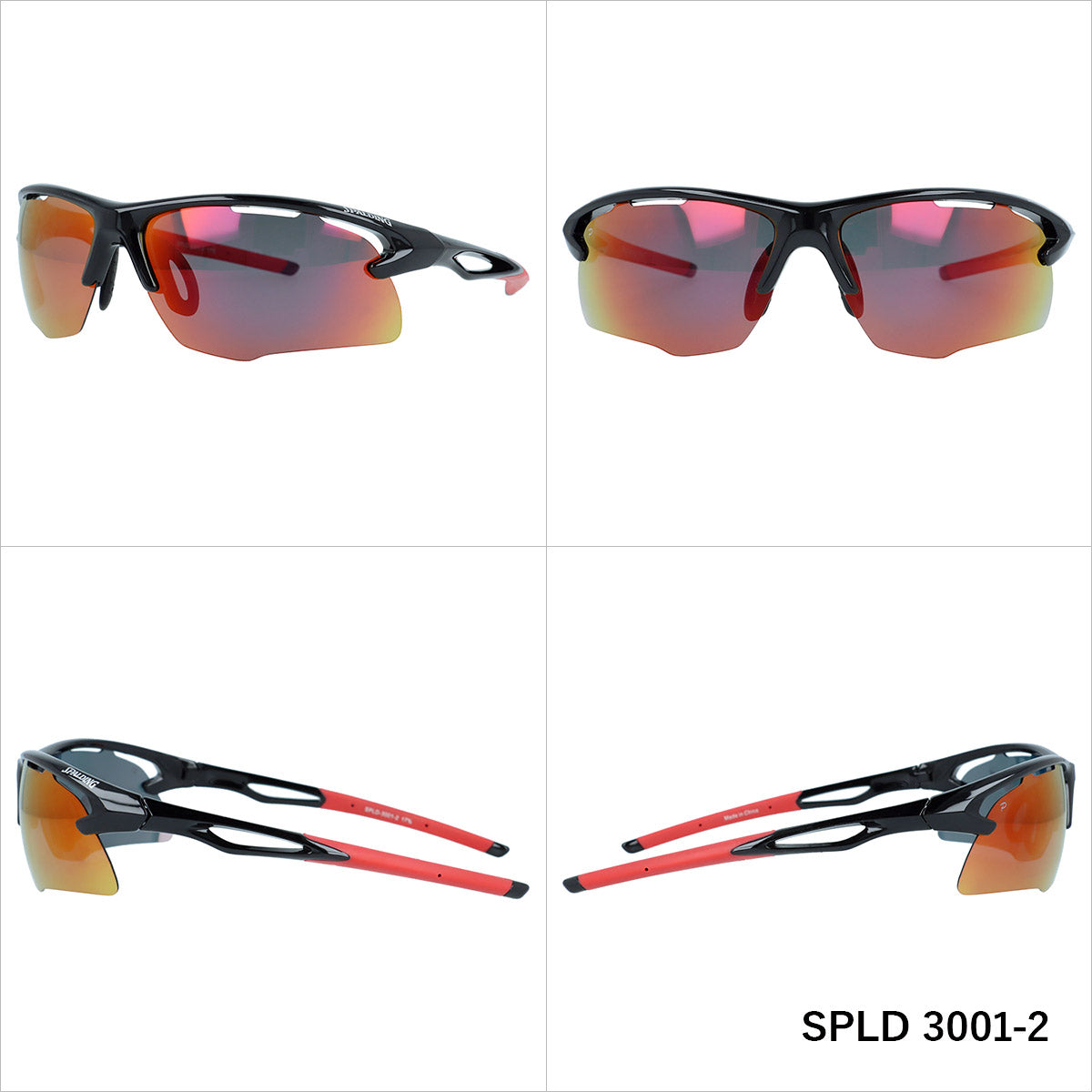 【SPALDING】 偏光 スポーツ サングラス SPLD3001