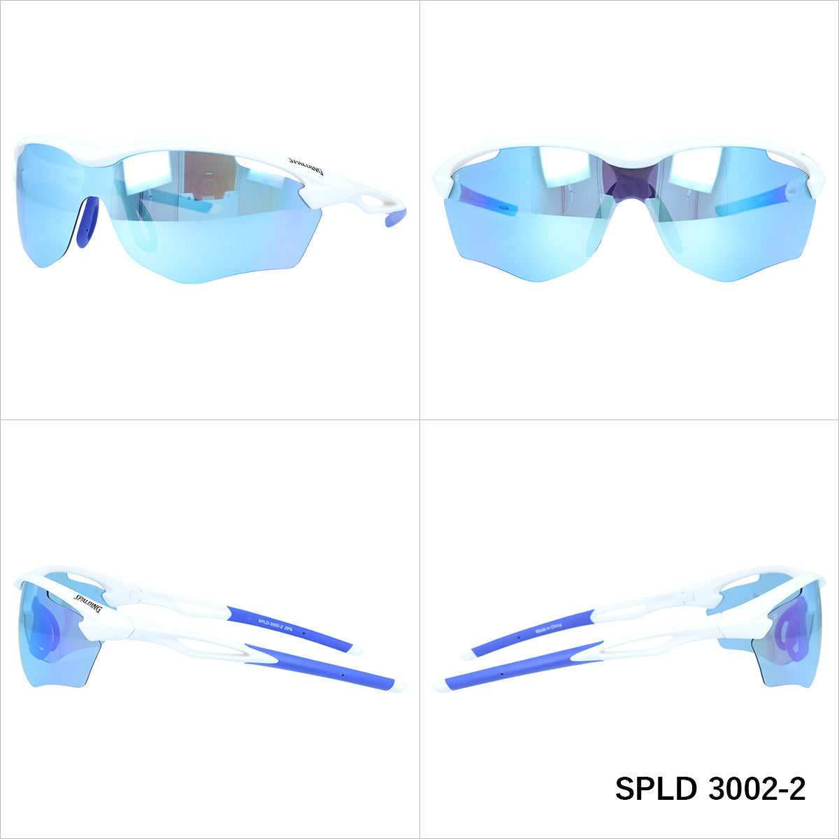 【SPALDING】 偏光 スポーツ サングラス SPLD3002