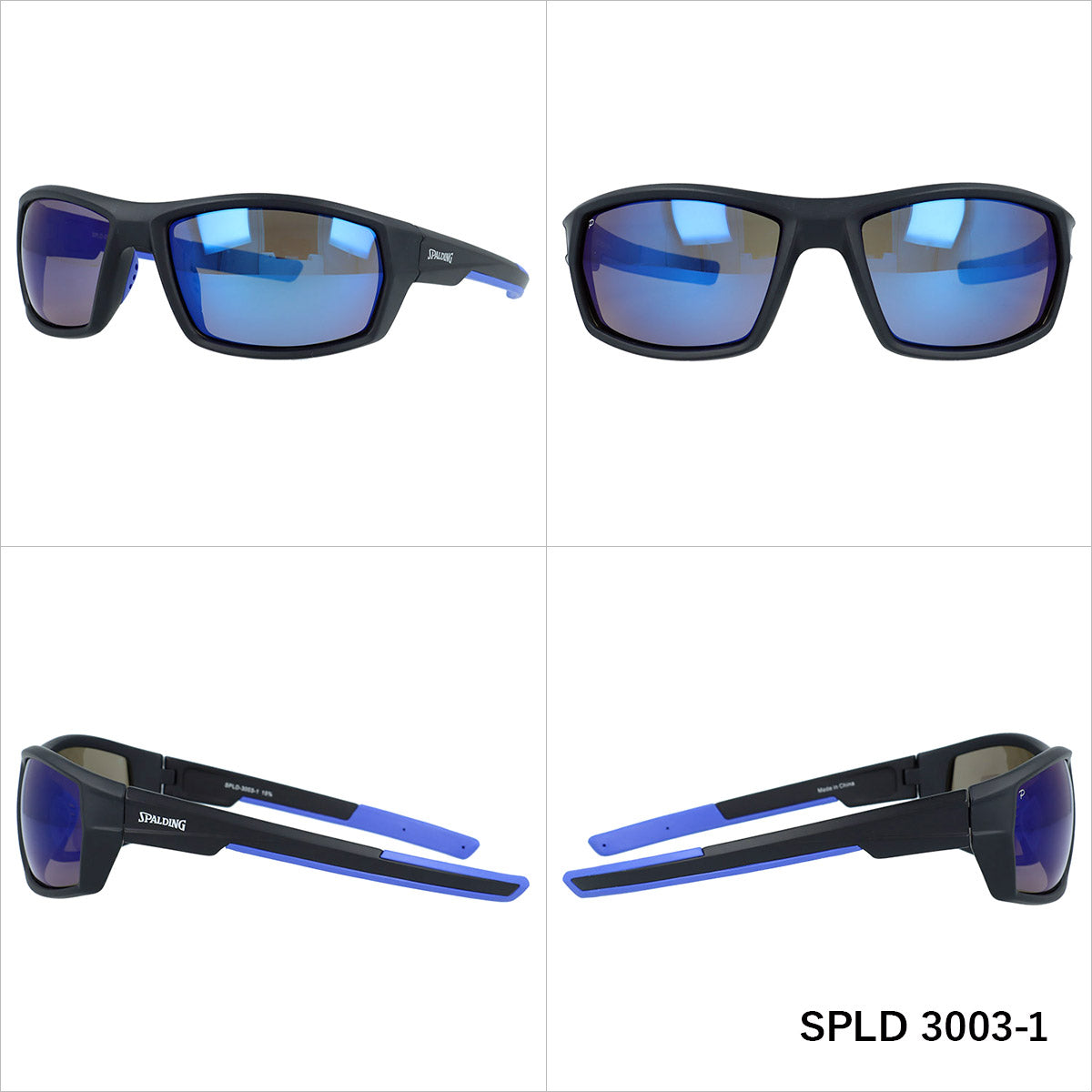 【SPALDING】 偏光 スポーツ サングラス SPLD3003