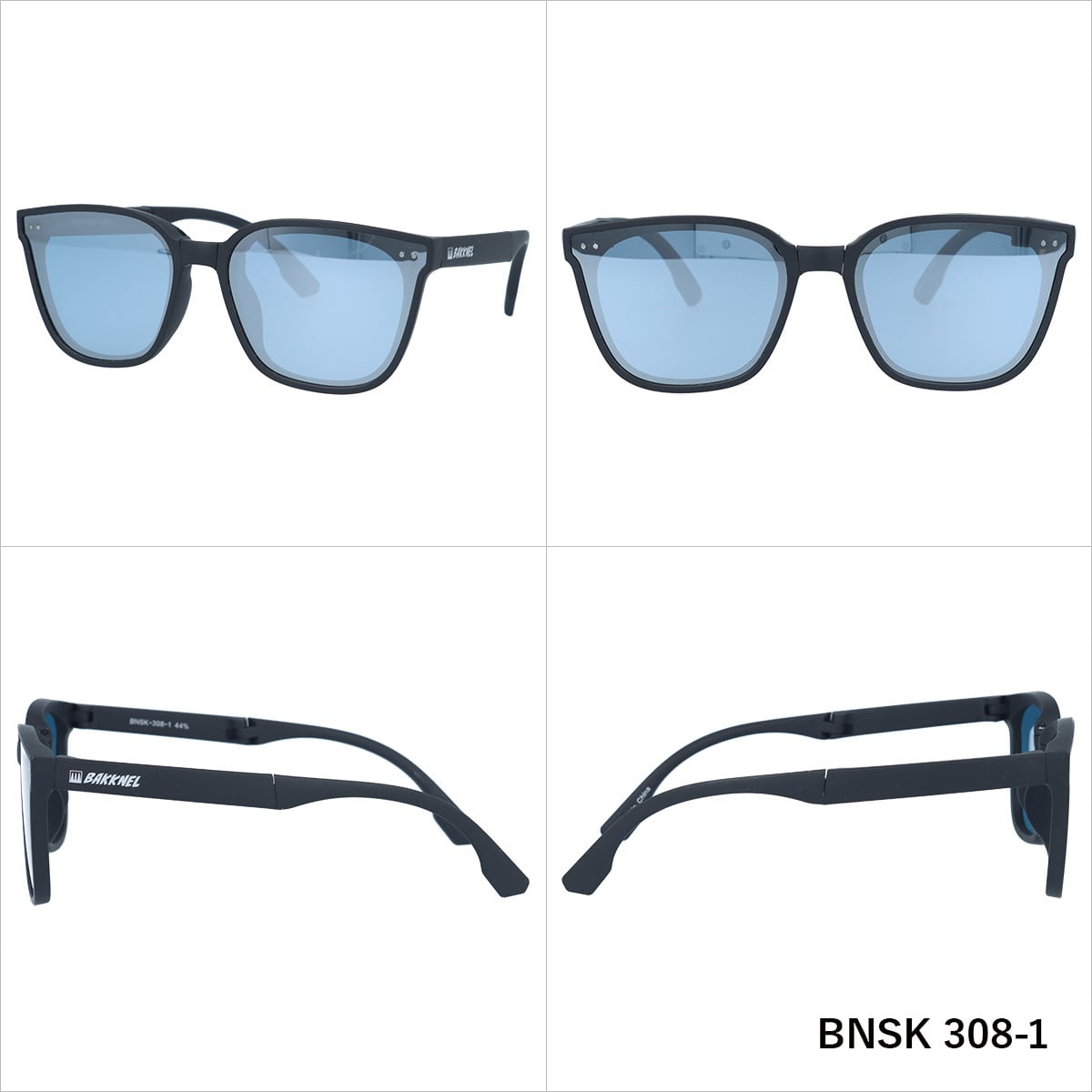 【BAKKNEL】 偏光 フレキシブル 折り畳み キッズサングラス BNSK308