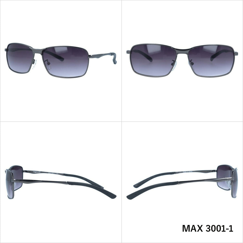 【magnumX】 メタルフレームカジュアルサングラス MAX3001