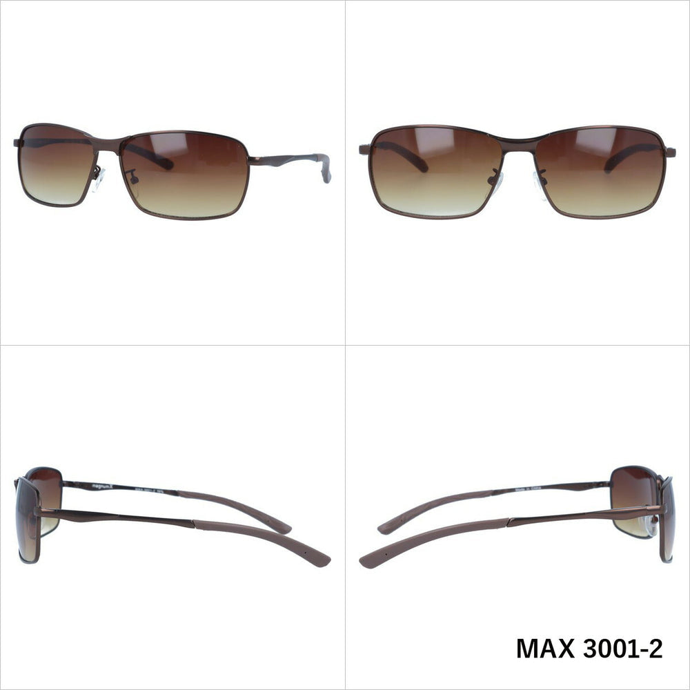【magnumX】 メタルフレームカジュアルサングラス MAX3001