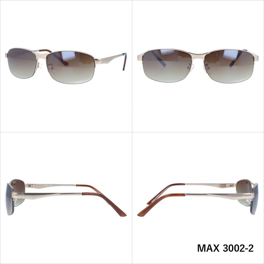 【magnumX】 メタルフレームカジュアルサングラス MAX3002