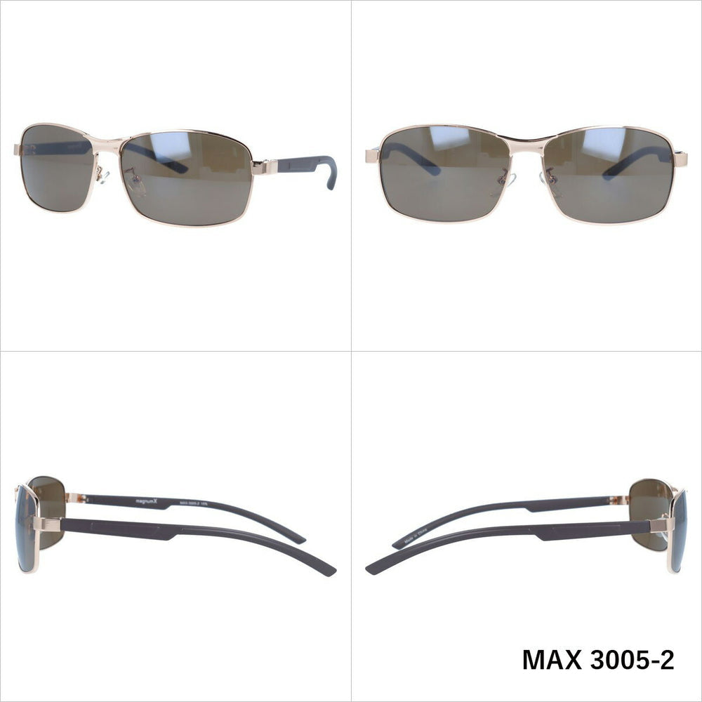 【magnumX】 メタルフレームカジュアルサングラス MAX3005