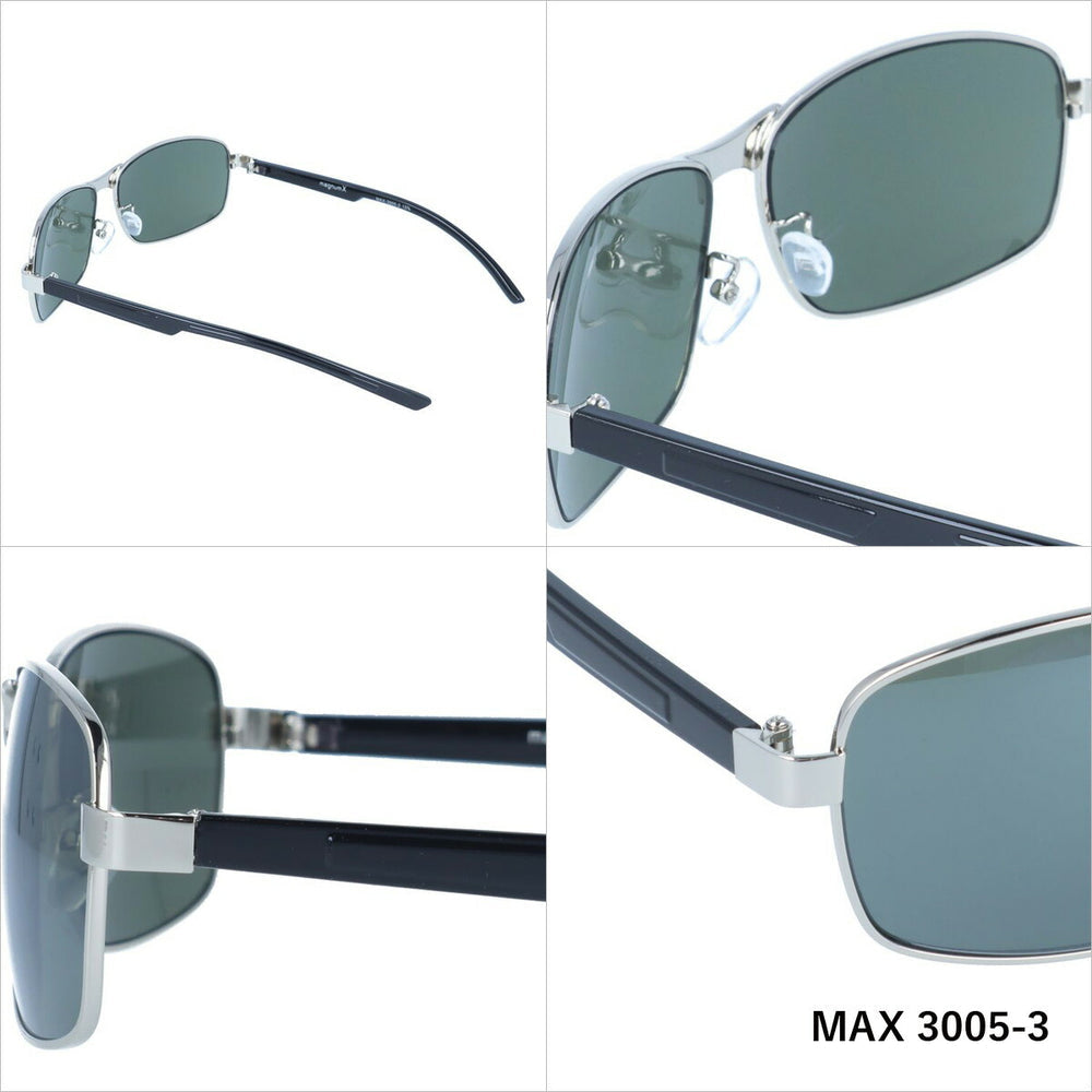 【magnumX】 メタルフレームカジュアルサングラス MAX3005