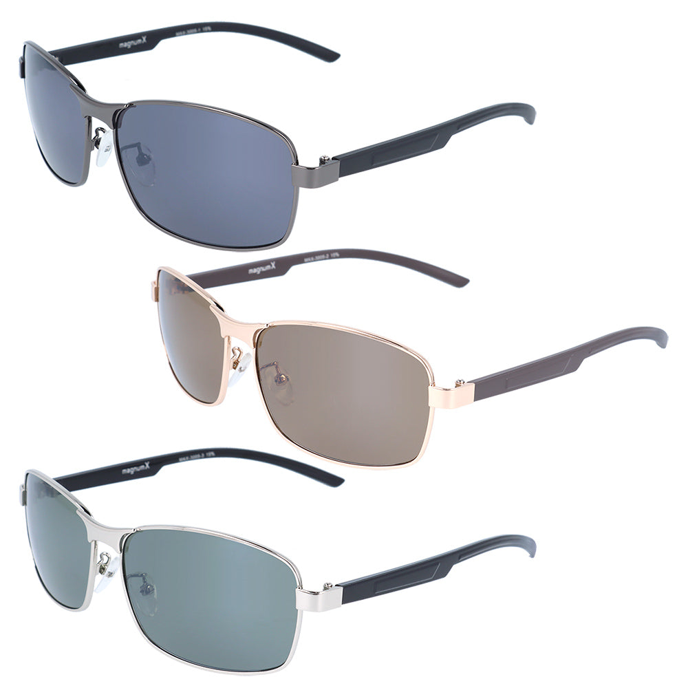 【magnumX】 メタルフレームカジュアルサングラス MAX3005