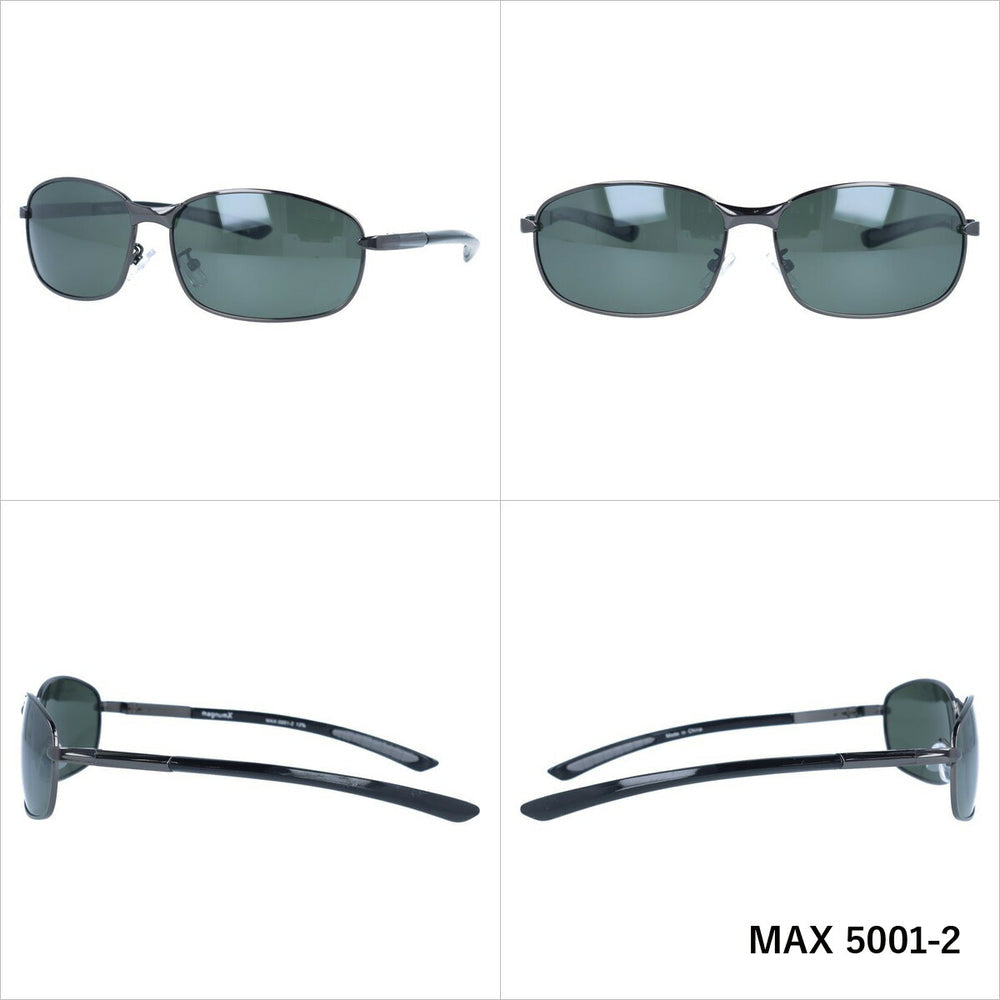 【magnumX】 偏光 メタルフレームサングラス MAX5001