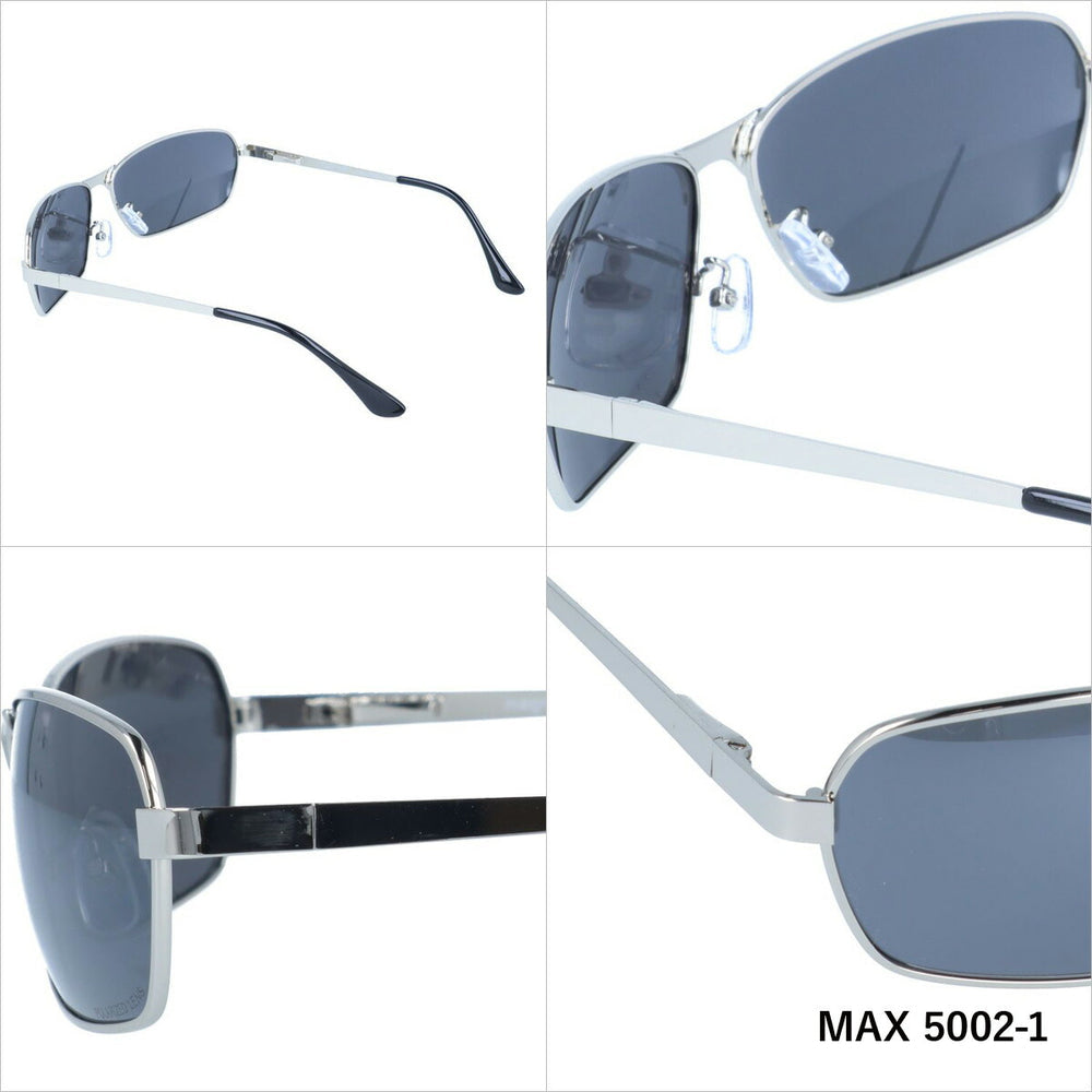 【magnumX】 偏光 メタルフレームサングラス MAX5002