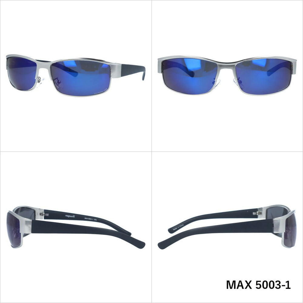 【magnumX】 偏光 メタルフレームサングラス MAX5003