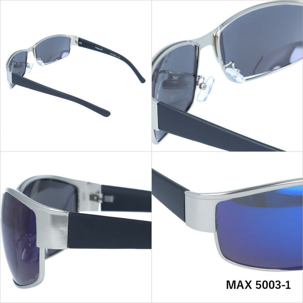 【magnumX】 偏光 メタルフレームサングラス MAX5003