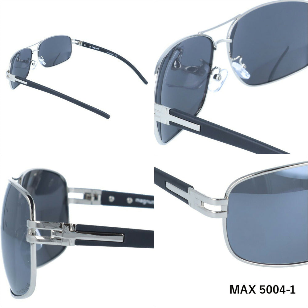 【magnumX】 偏光 メタルフレームサングラス MAX5004