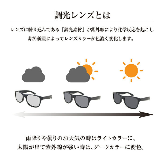 【GERRY】 偏光 調光 サングラス G1030