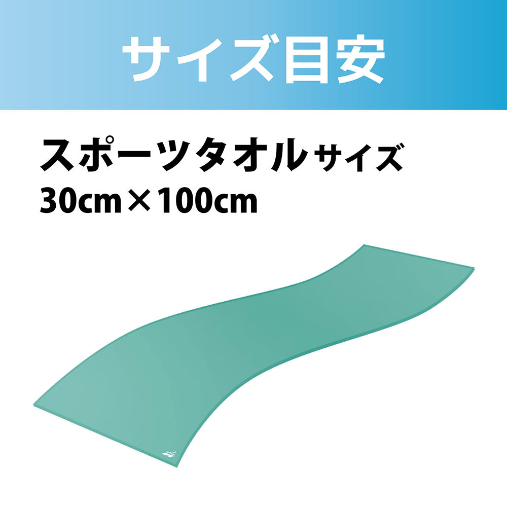 【allCool】 マイクロファイバークールタオル 小 冷感 AC-CT004