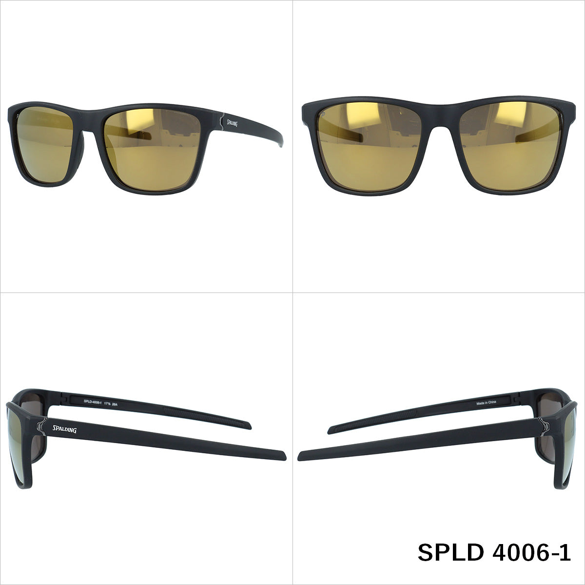 【SPALDING】 偏光 カジュアル サングラス SPLD4006