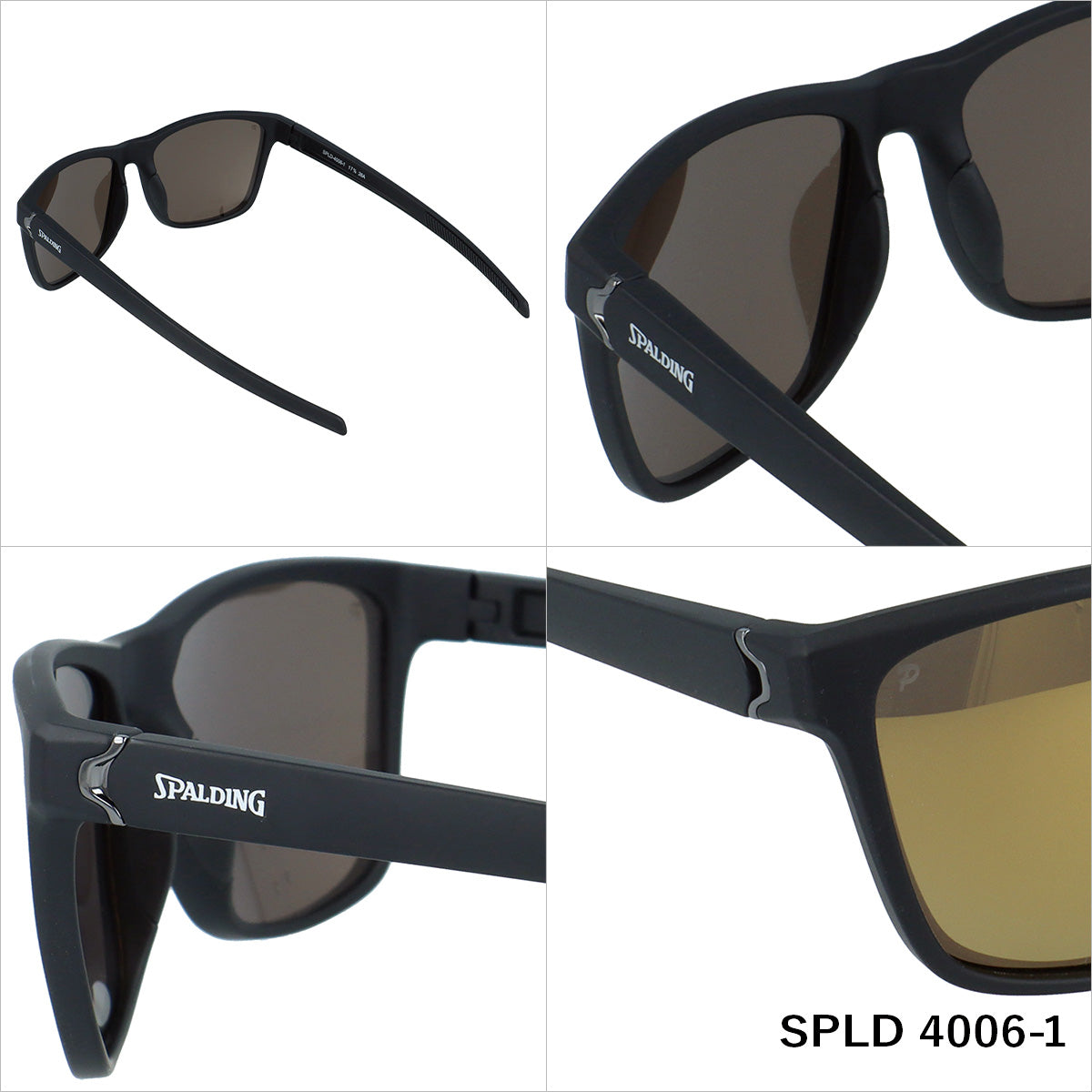 【SPALDING】 偏光 カジュアル サングラス SPLD4006