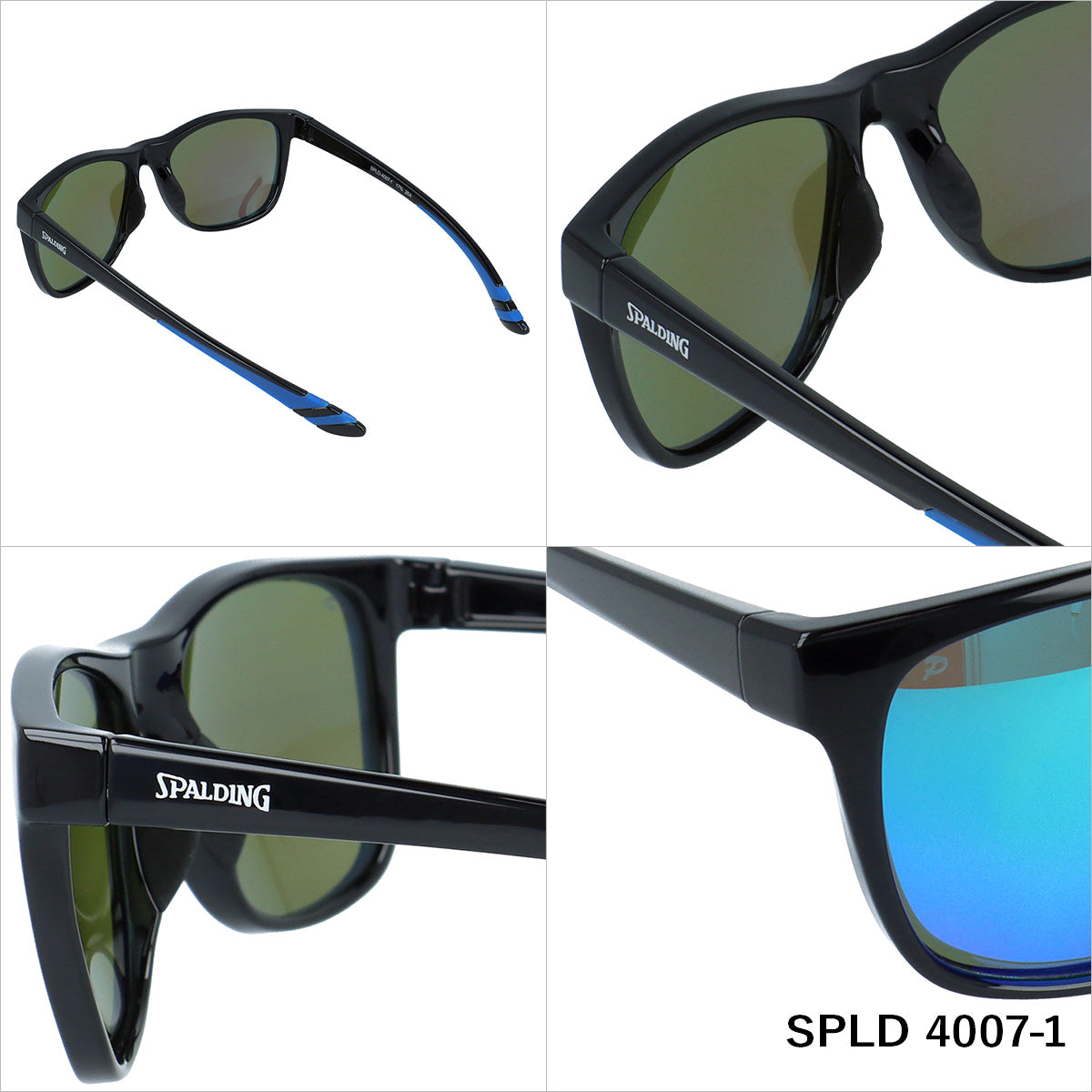 【SPALDING】 偏光 カジュアル サングラス SPLD4007
