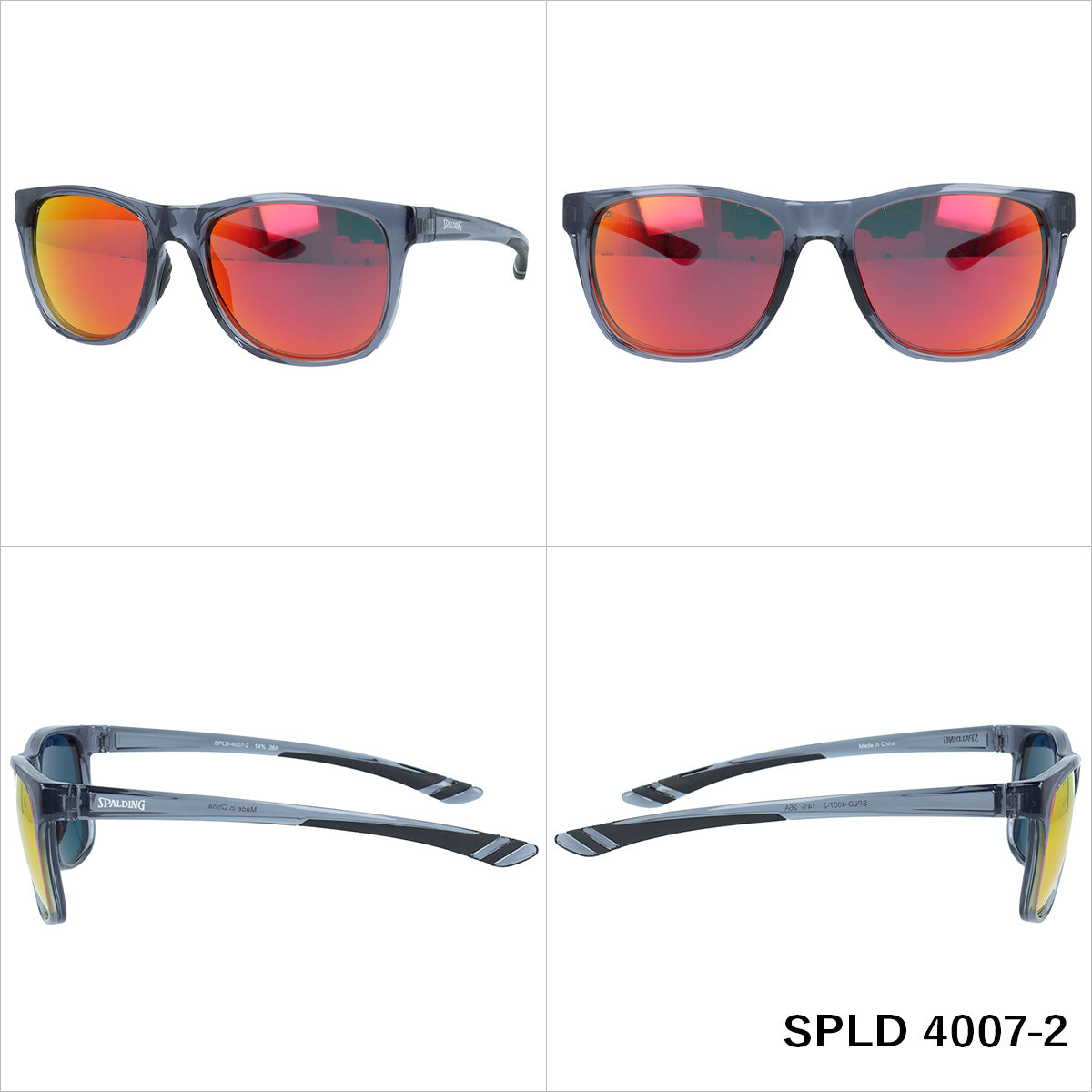 【SPALDING】 偏光 カジュアル サングラス SPLD4007