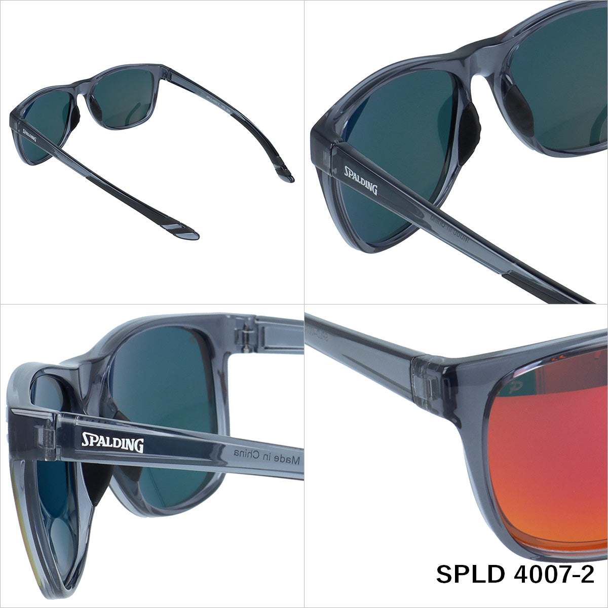【SPALDING】 偏光 カジュアル サングラス SPLD4007